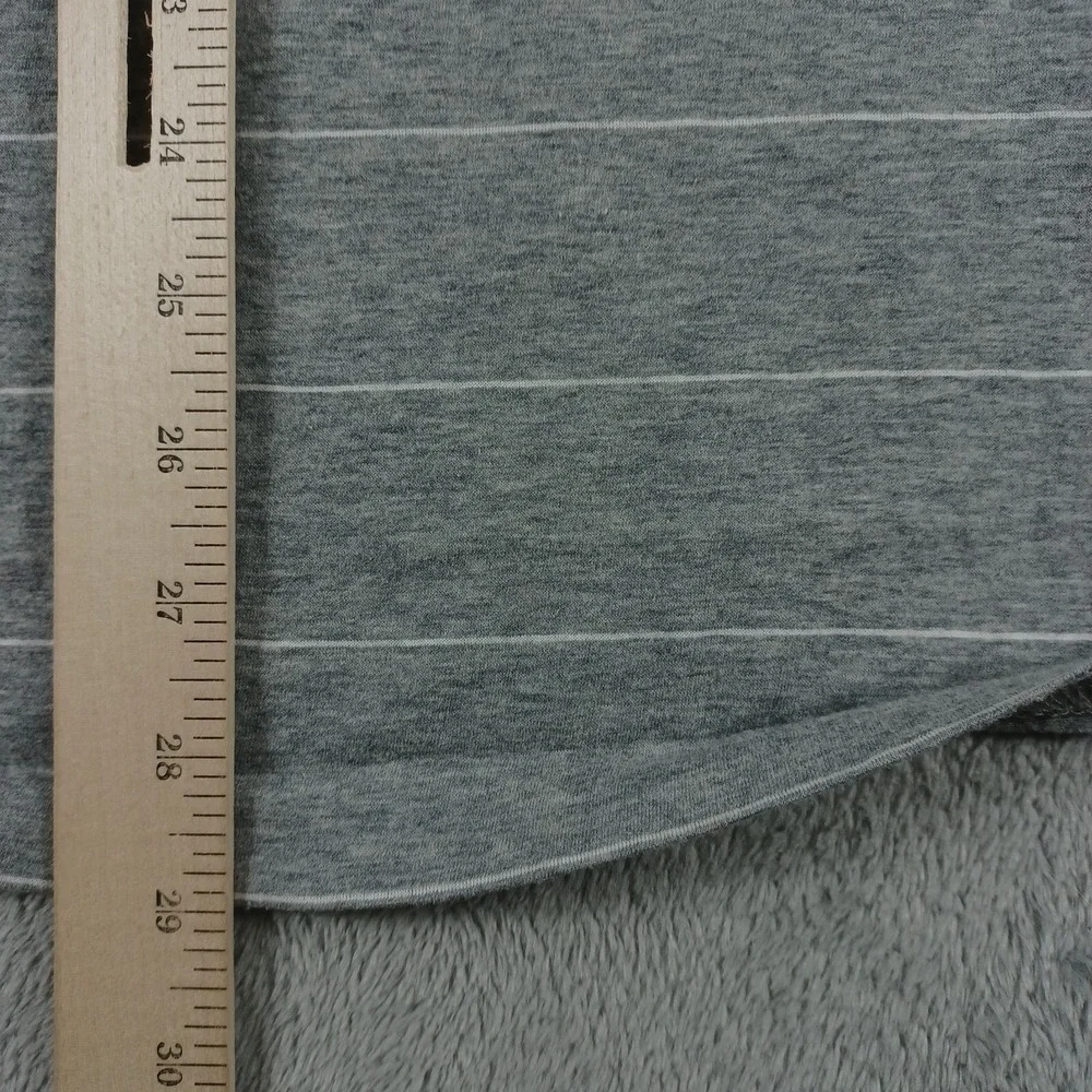 Polo Ralph Lauren Shirt Men Medium Gray Striped Golf‎ Pima Cotton Vintage